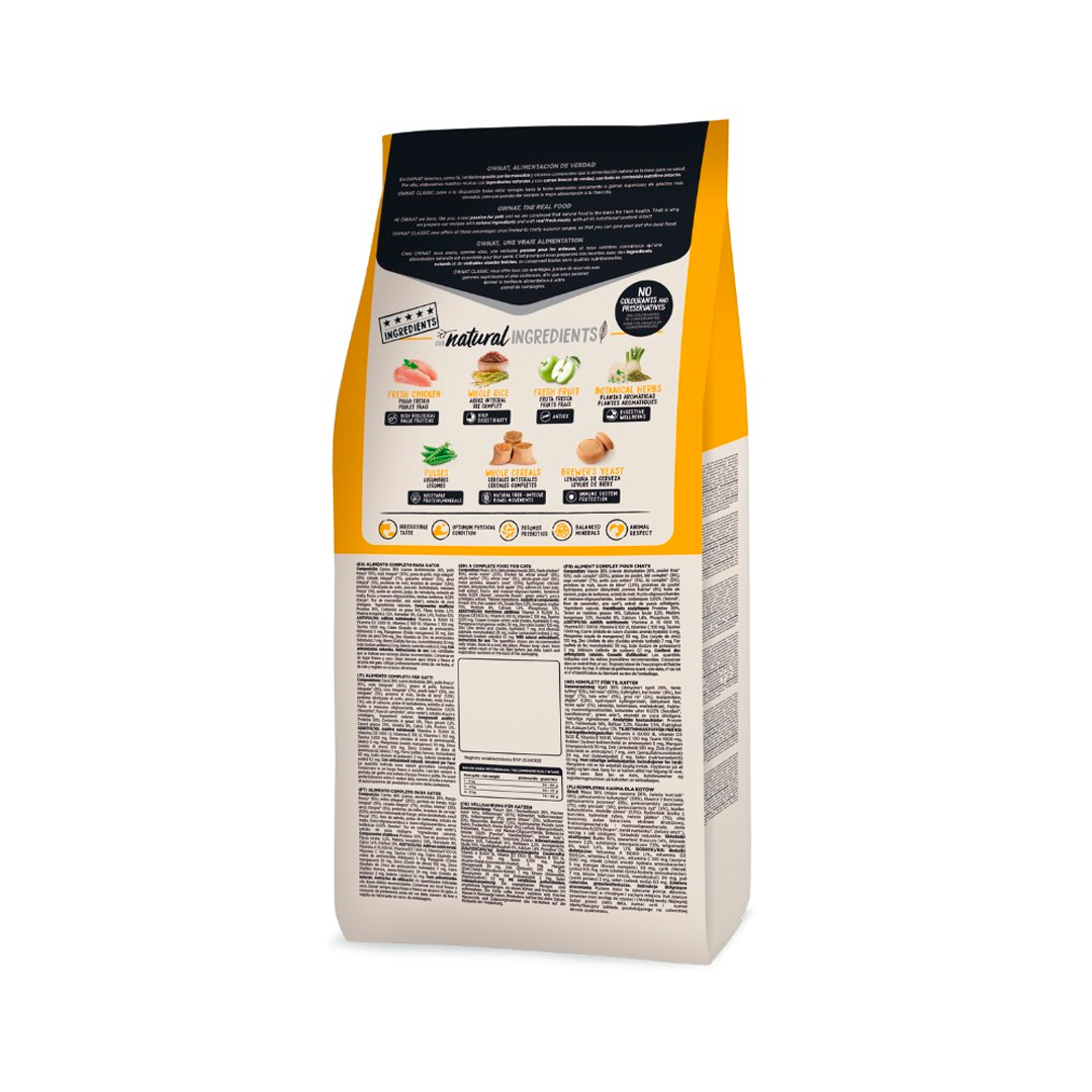 ownat classic sterilized comida para gatos esterilizados con pollo fresco ownat classic sterilized comida para gatos esterilizados con pollo fresco