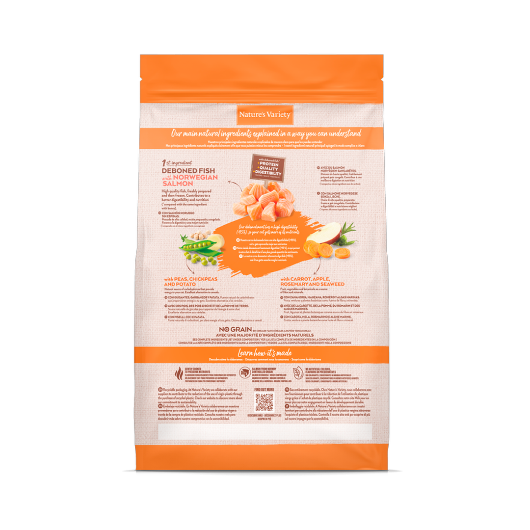 nature's variety selected adult salmón noruego 3kg pienso sin cereales de alta gama para perros nature's variety selected adult salmón noruego 3kg pienso sin cereales de alta gama para perros